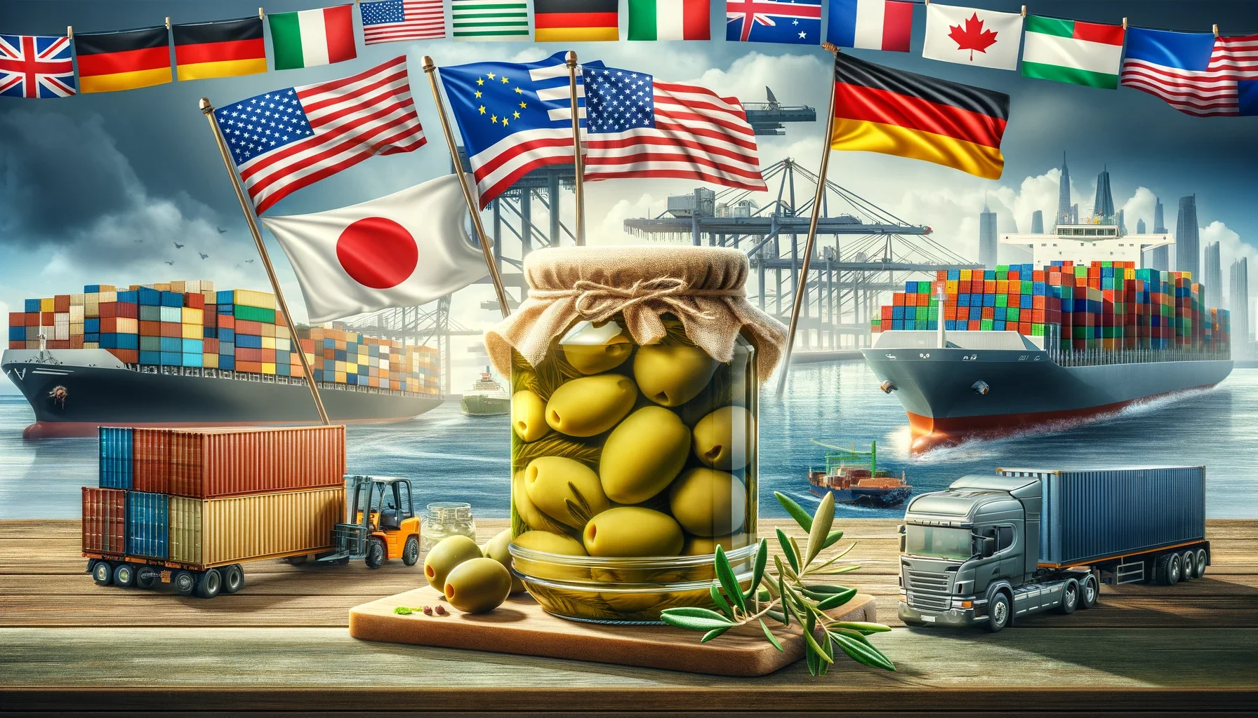 Olives Export: Process, Regulations, Logistics, and Success Stories